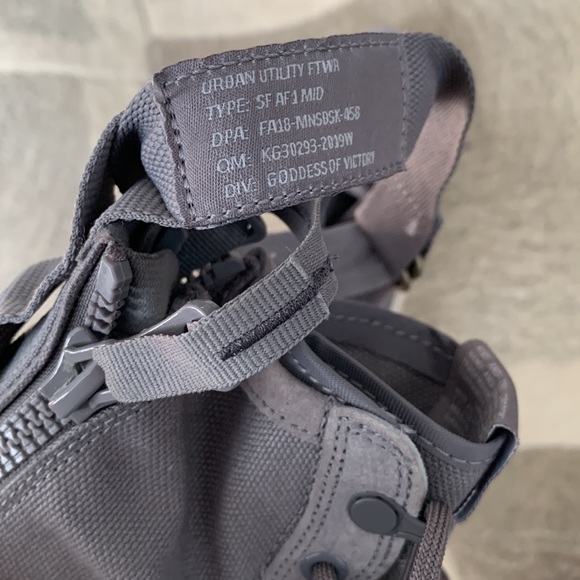 Nike SF AF1 Mid in Gunsmoke Men’s size 6 - Picture 8 of 9